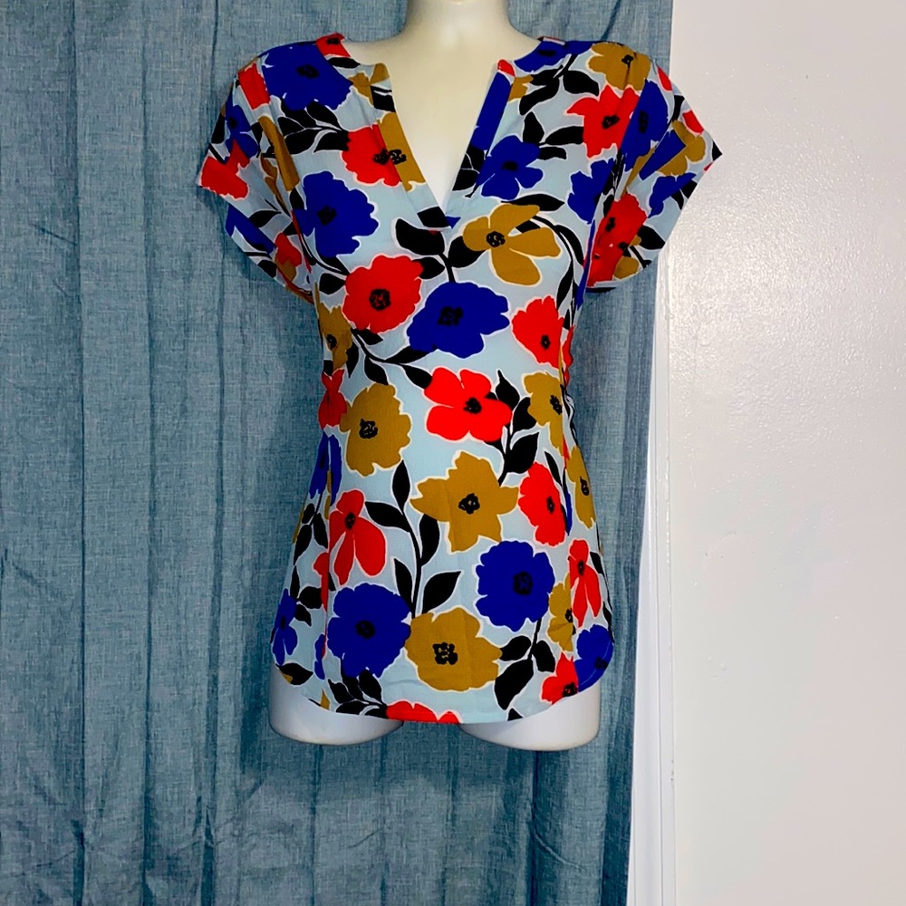 Nursing floral blouse